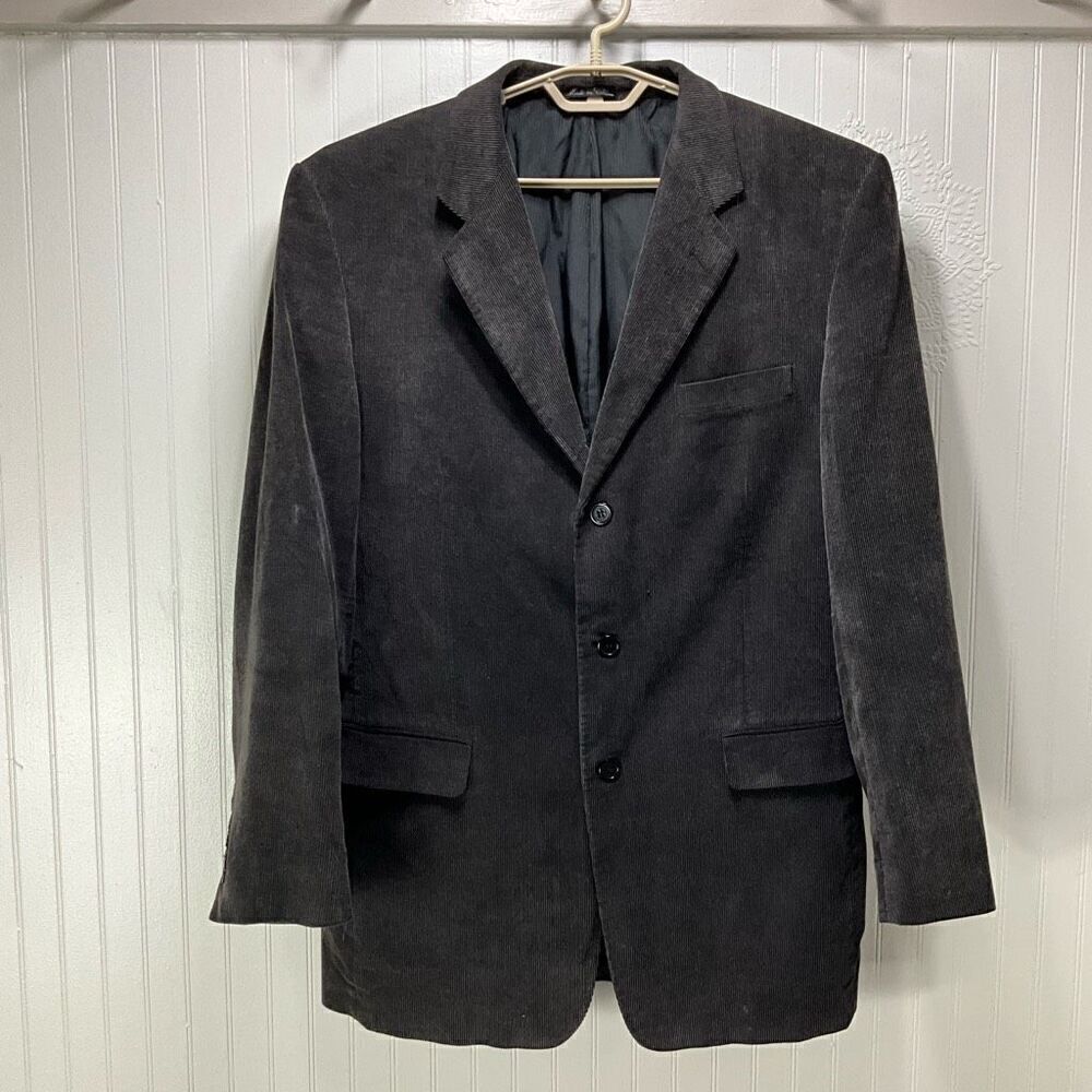 ZAGATO Chocolate Brown Corduroy Blazer